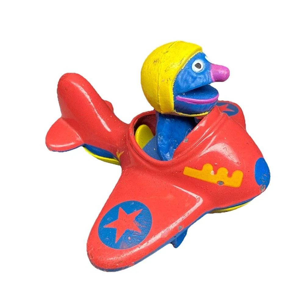 1986 Play Skool Sesame Street‎ Grover Airplane